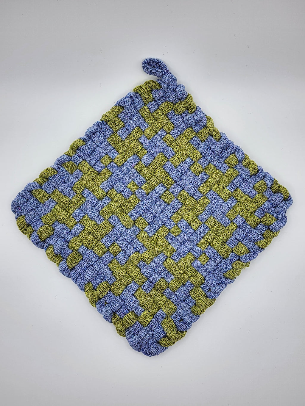 Potholder Pair - April Showers and May Flowers Pattern