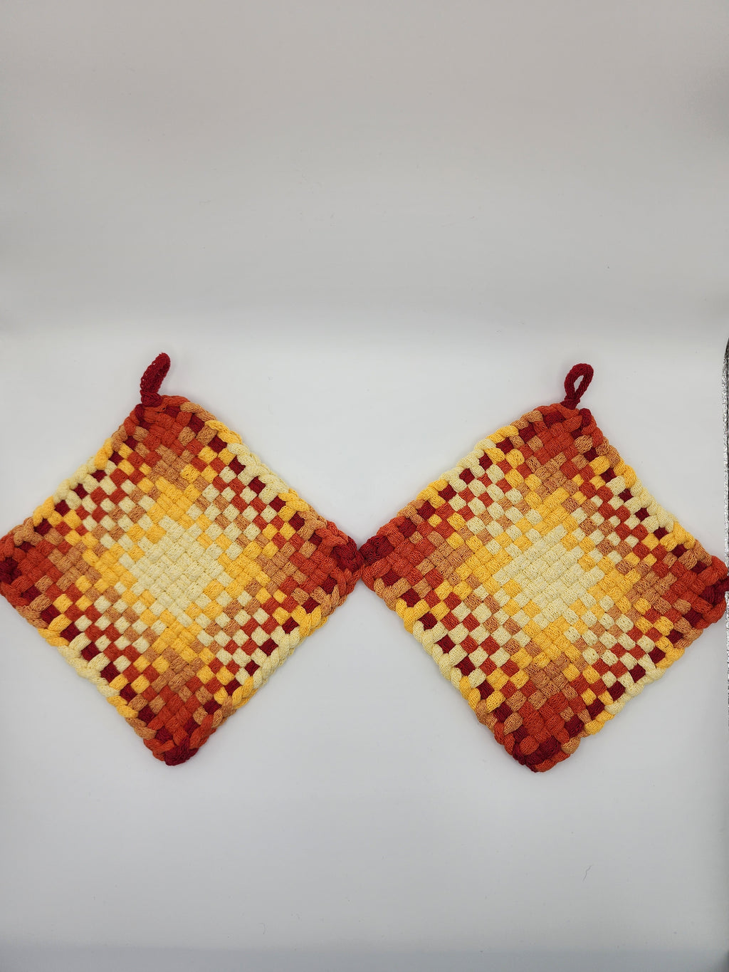 Potholder Pair - Thanksgiving Breeze Pattern
