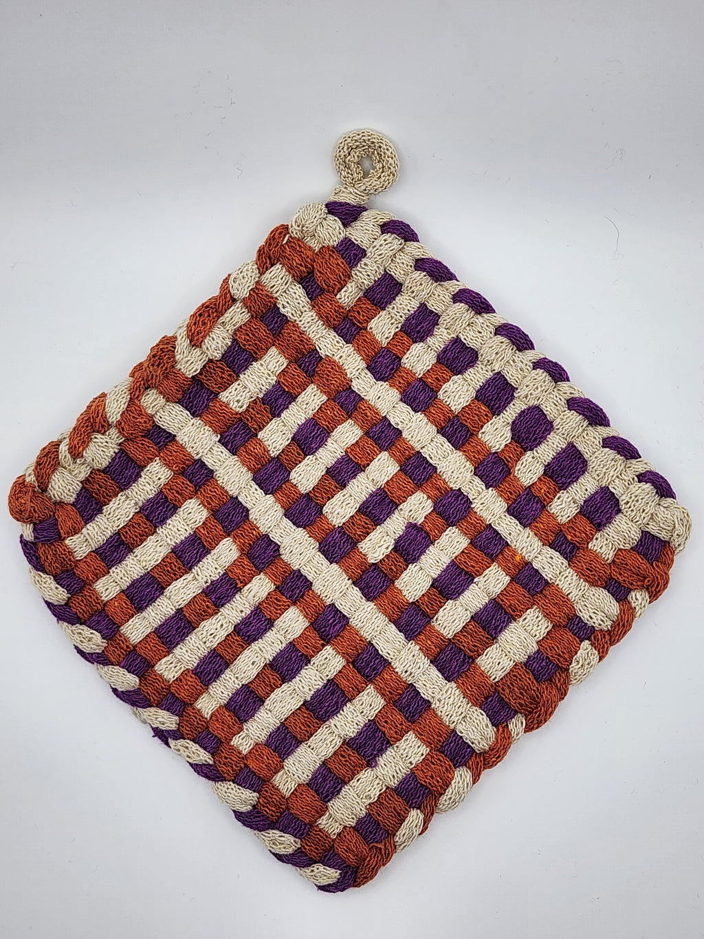 Potholder Pair - Pie Pattern - Blueberry